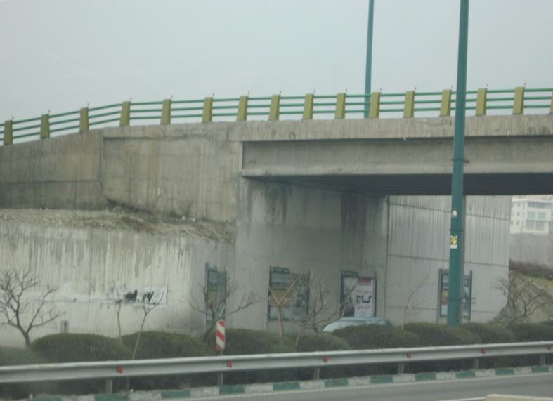 Highway Retaining Wall and Bridge Abutment