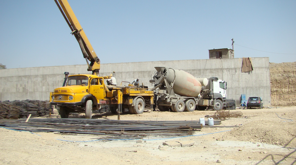 Highway Retaining Wall