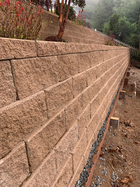 Terrace system, Interlock wall system